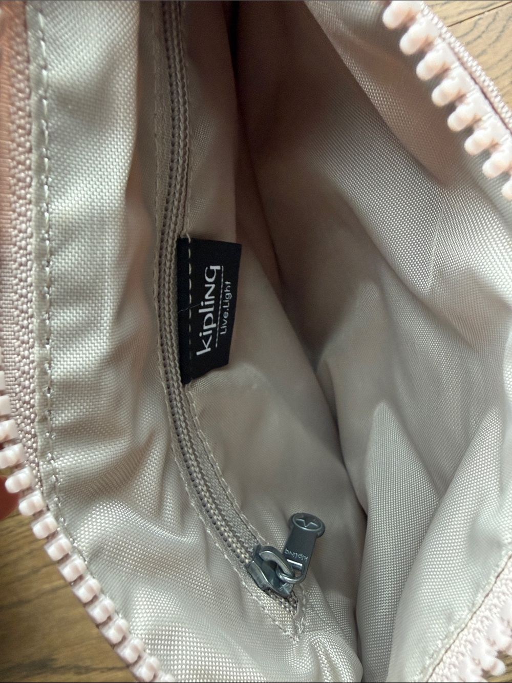 Kipling Keiko Mini Bag Dual Crossbody Pair in Blush and Dusty Rose - Picture 4 of 4